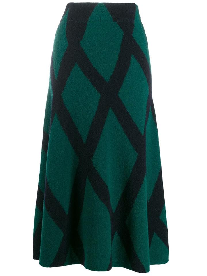 Christian Wijnants Kosara Midi Skirt - Blue