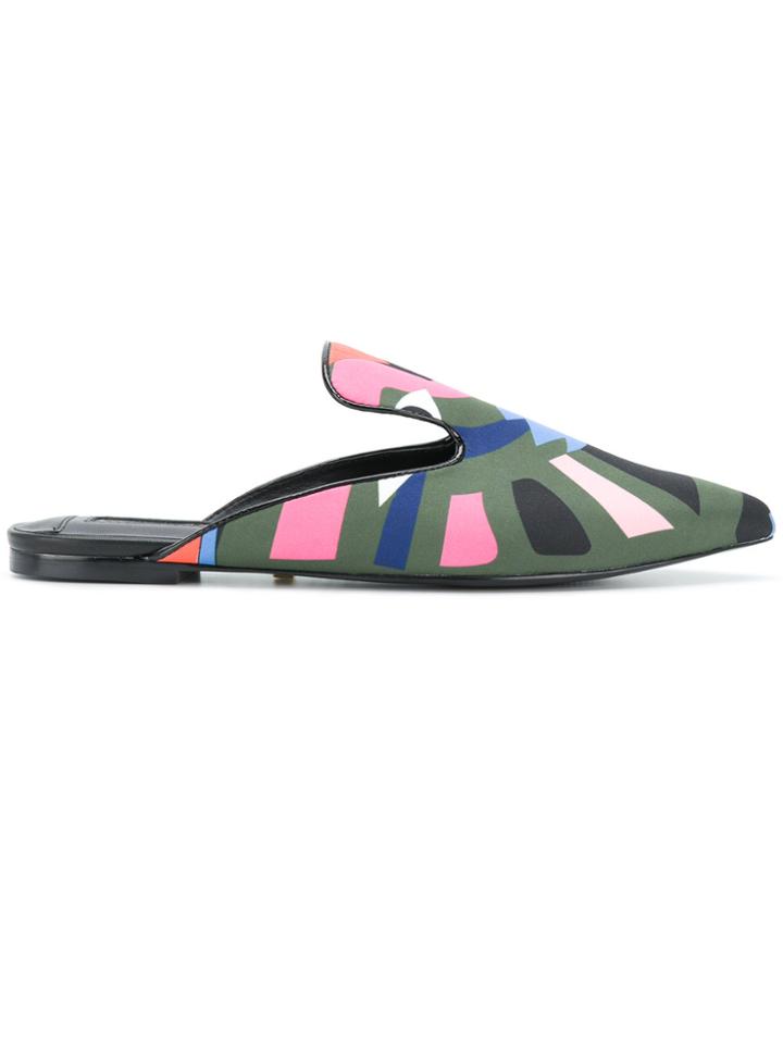 Kat Maconie Romy Loafers - Green