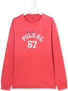 Ralph Lauren Kids Printed Top - Red