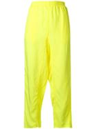 Mm6 Maison Margiela Dropped-crotch Trousers - Yellow