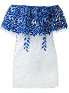 Christian Pellizzari Embroidered Off The Shoulder Dress