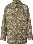 Burberry Camouflage Print Cotton Gabardine Jacket - Green