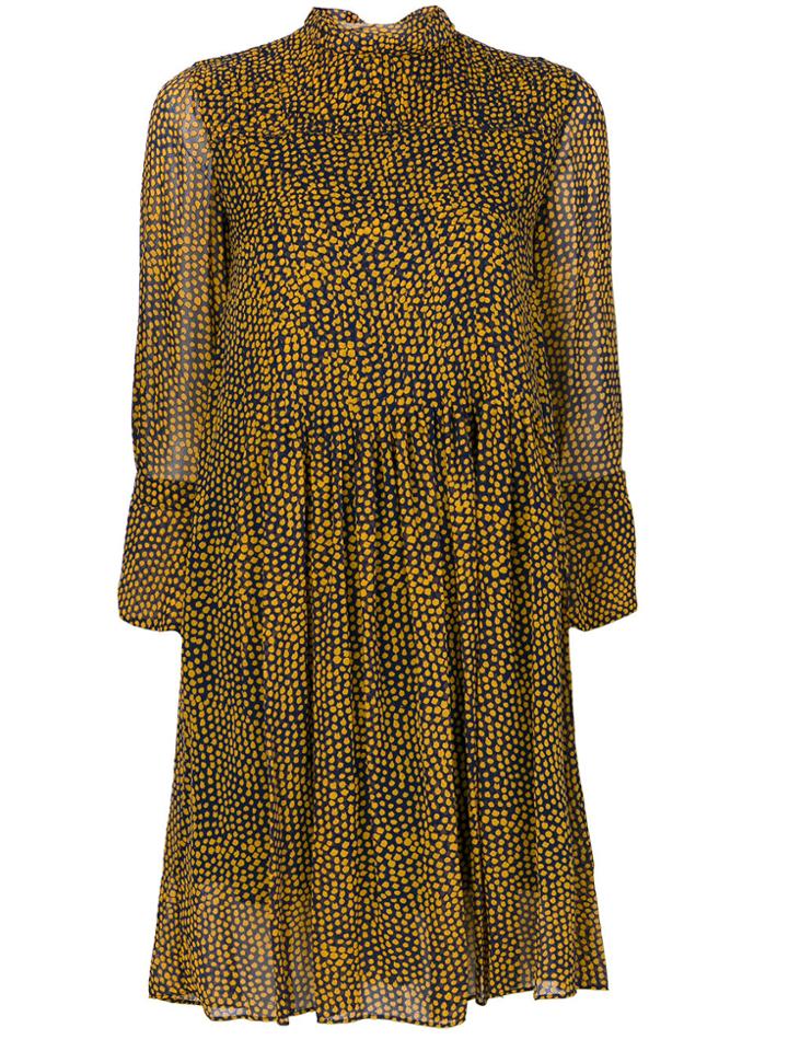 Dorothee Schumacher Roll Neck Day Dress - Blue