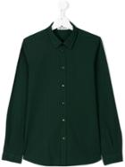 Dondup Kids Teen Classic Long Sleeve Shirt - Green