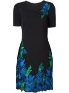 Elie Tahari Floral Embroidered Dress