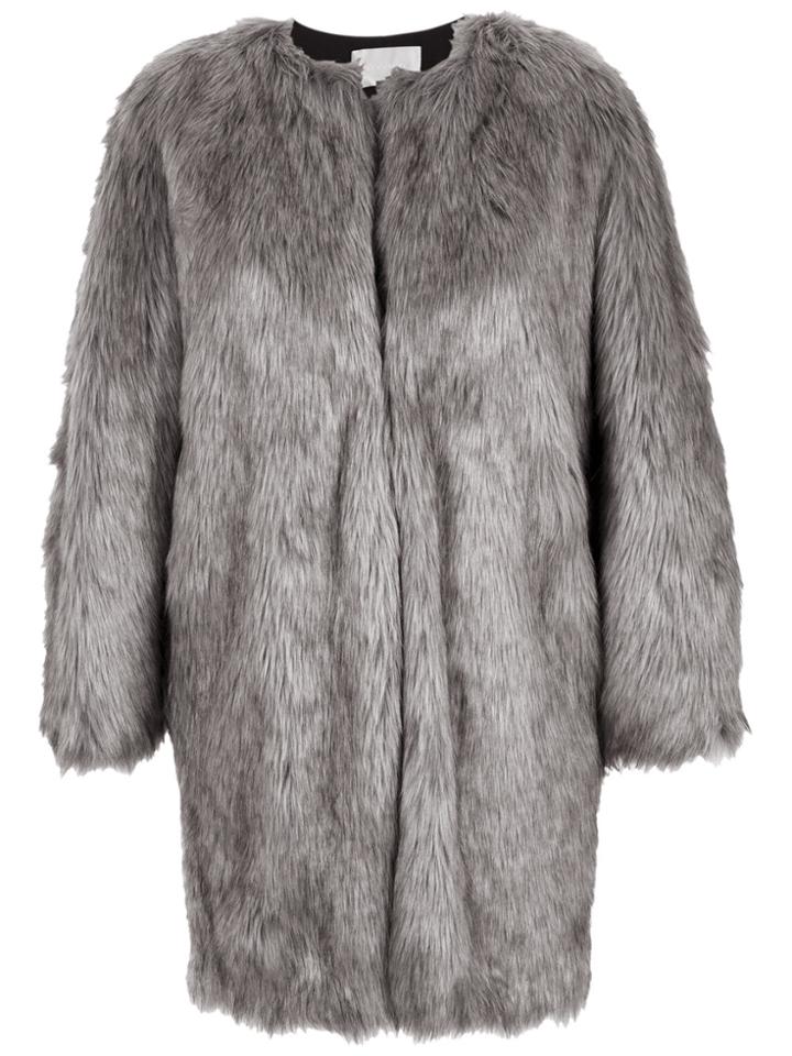Lilly Sarti Midi Oversized Coat - Grey