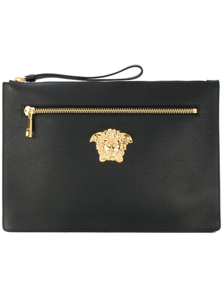 Versace Medusa Clutch - Black