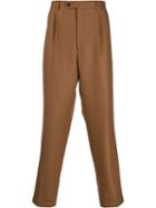 Lc23 Regular-fit Tailored Trousers - Brown