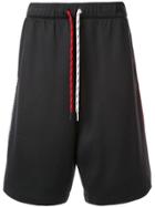 Moncler Multicoloured Drawstring Shorts - Black