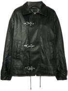 Y / Project Oversized Biker Jacket - Black