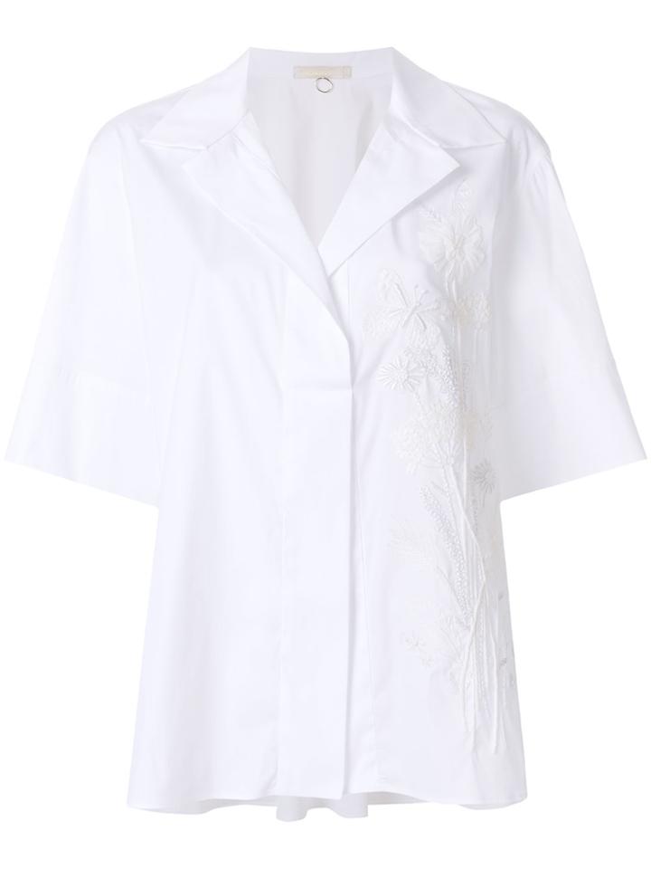 Mantu Loose Fit Blouse - White