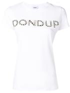 Dondup Embellished Logo T-shirt - White