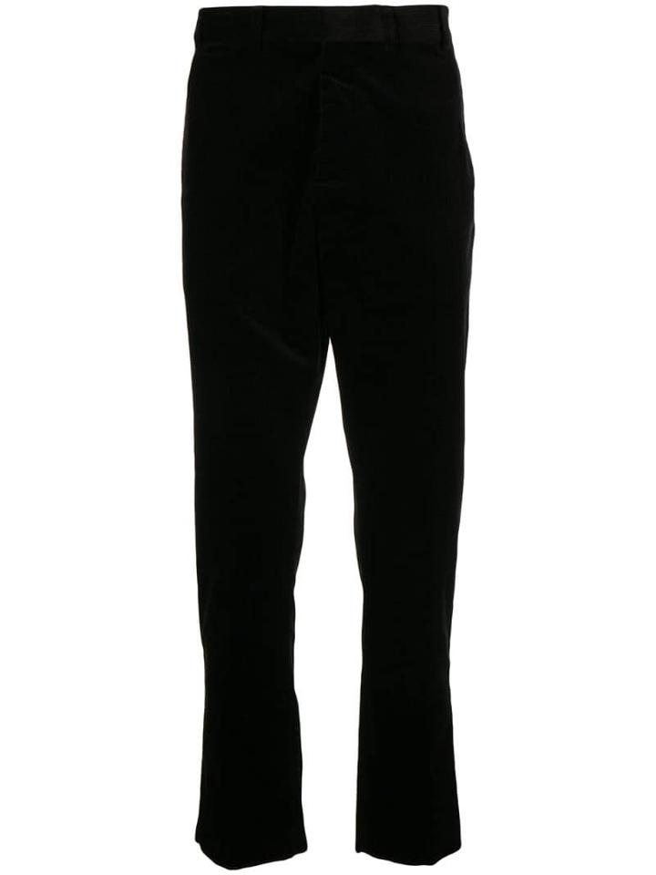 Nº21 Corduroy Cropped Trousers - Black