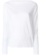 Vince Boat Neck Top - White