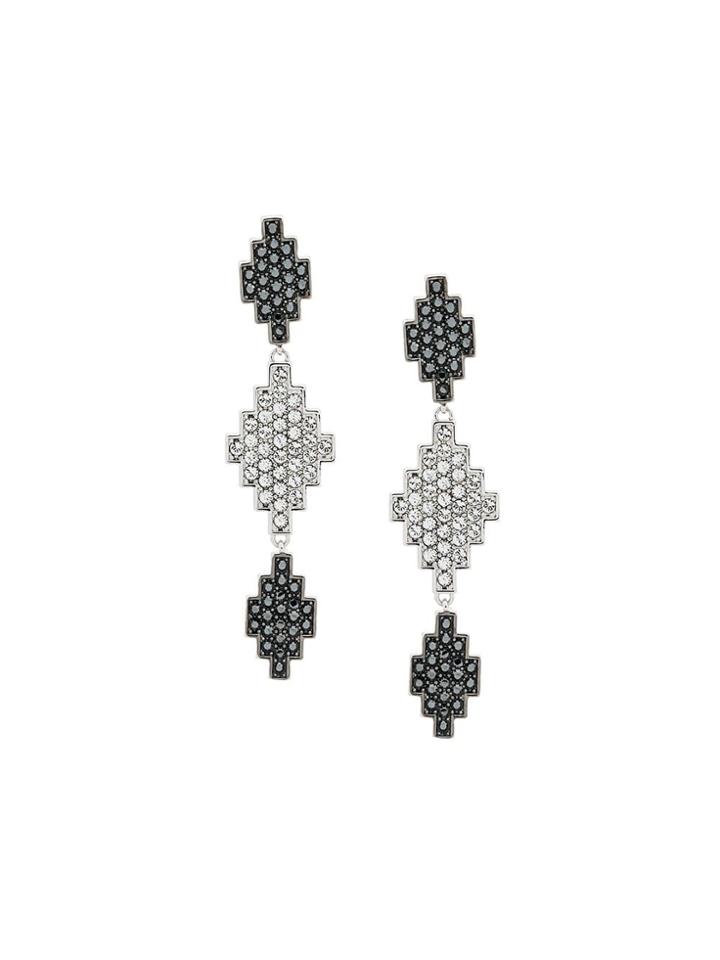 Karl Lagerfeld Argentina Pendant Earrings - Silver