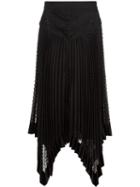 Zimmermann Handkerchief Hem Midi Skirt - Black