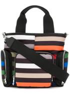 Sonia Rykiel Striped Crossbody Bag - Black