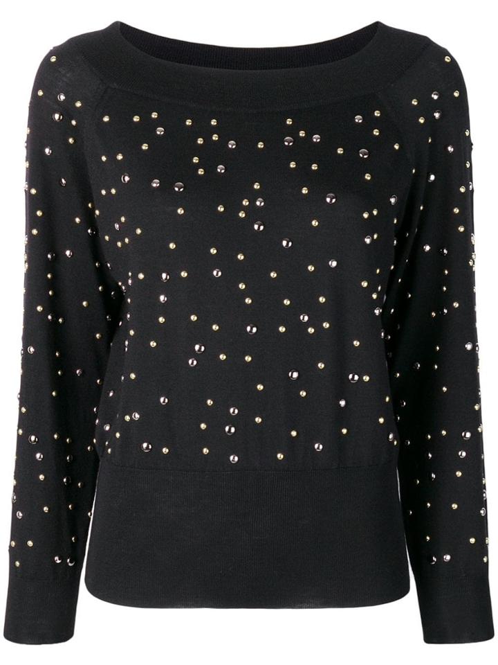 Elie Saab Stud Detailed Jumper - Black