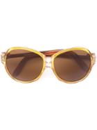 Yves Saint Laurent Vintage Oversize Sunglasses, Women's, Brown