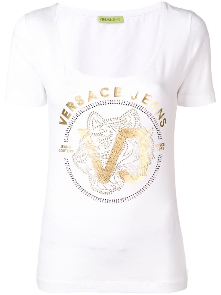 Versace Jeans Couture Vj Logo T-shirt - White