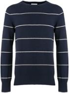 Ymc Striped Sweater - Blue