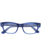 Moscot - 'hyman' Glasses - Unisex - Acetate - 51, Blue, Acetate