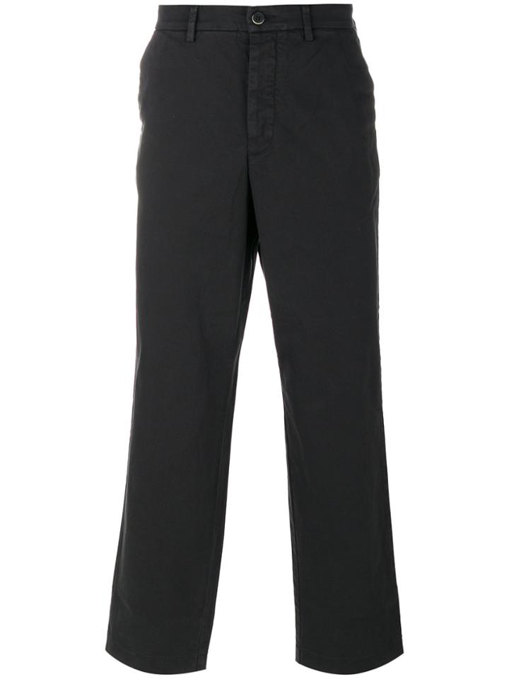 Barena Wide Leg Cropped Pants - Grey