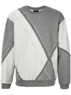 3.1 Phillip Lim Diamond Check Sweatshirt - Grey