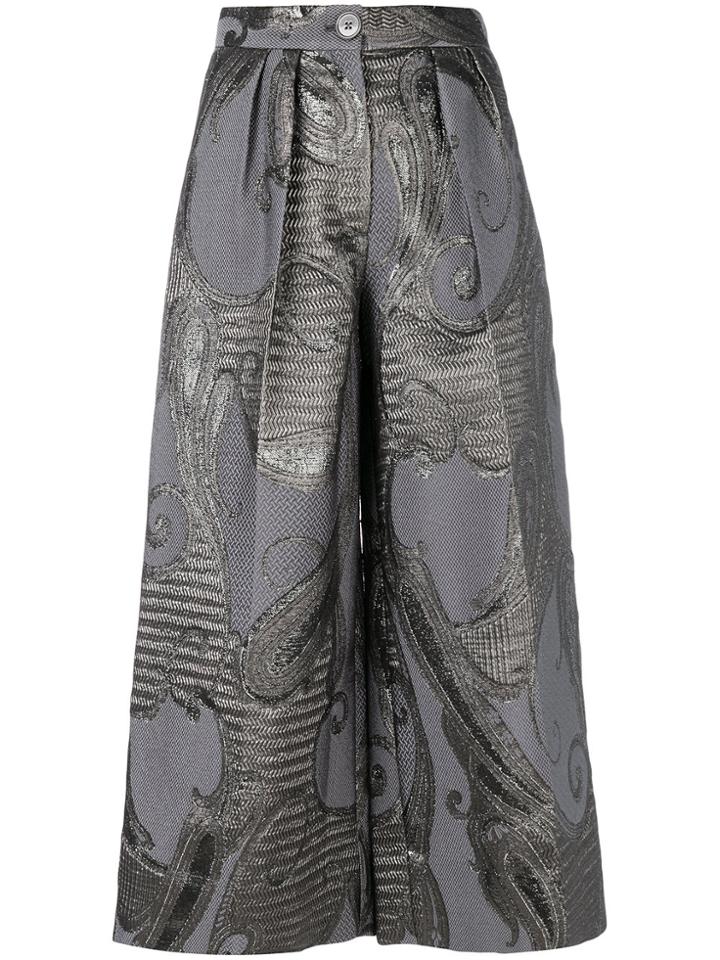 Talbot Runhof Lisia Trousers - Grey