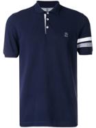 Brunello Cucinelli Monogram Polo Shirt - Blue