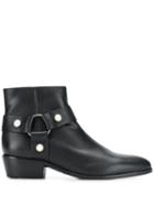 Twin-set Pointed Ankle Boots - Black