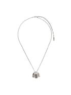 Saint Laurent Ysl Charms Necklace - Silver