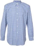 Comme Des Garçons Shirt Boys Checked Shirt, Men's, Size: Large, Blue, Cotton