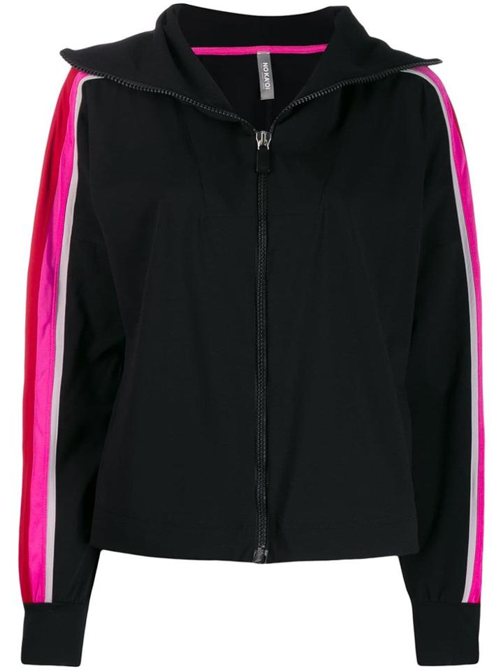 No Ka' Oi Colour Block Sports Jacket - Black