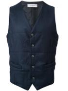 Strasburgo 'lardini' Waistcoat, Men's, Size: Large, Blue, Wool
