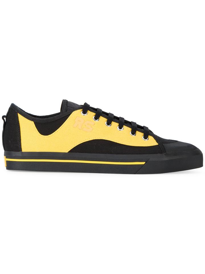 Adidas By Raf Simons Black Yellow Spirit V Trainers