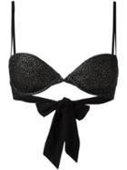 Carine Gilson - Push-up Bikini Top - Women - Polyamide/spandex/elastane - S, Black, Polyamide/spandex/elastane