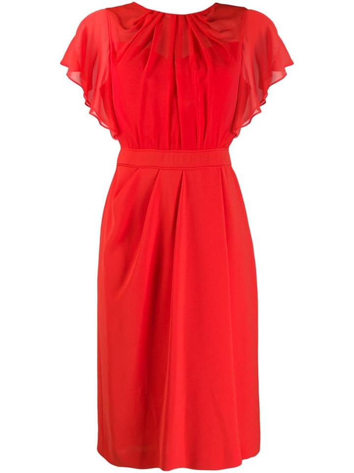 Max Mara Studio Otto Cady Dress - Orange