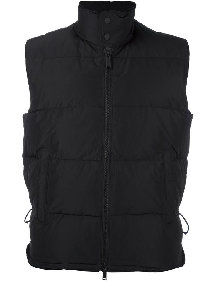 Dsquared2 Embroidered Kanji Gilet, Men's, Size: 48, Black, Polyester/polyamide/feather Down
