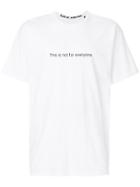 F.a.m.t. Slogan-print T-shirt - White