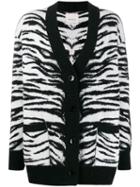 Laneus Tiger Knit Cardigan - Black