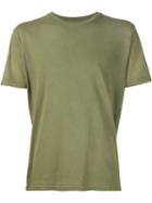 321 Round Neck T-shirt, Men's, Size: Large, Green, Cotton