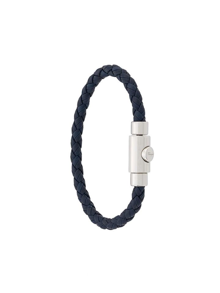 Salvatore Ferragamo Woven Bracelet - Blue