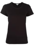 James Perse Scoop Neck T-shirt, Women's, Size: 1, Black, Cotton