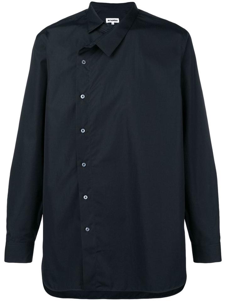 Jil Sander Chef-like Shirt - Black