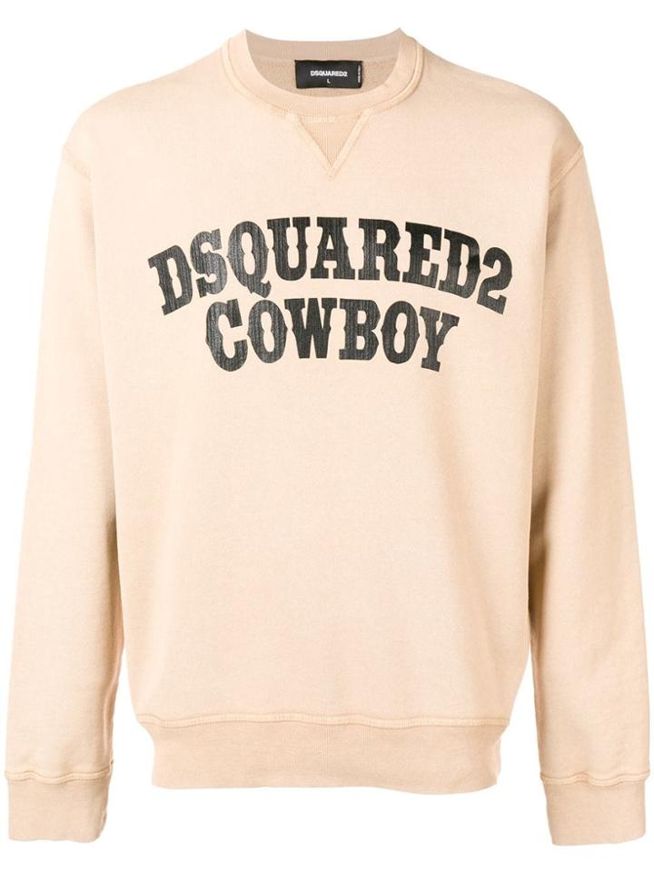 Dsquared2 Cowboy Sweatshirt - Nude & Neutrals