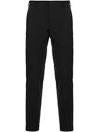 Prada Slim-fit Twill Trousers - Black