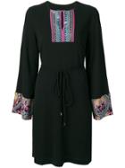 Etro Geometric Print Midi Dress - Black