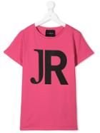 John Richmond Junior Teen Logo Print T-shirt - Pink