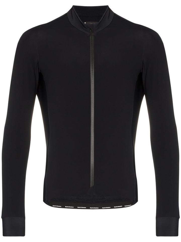 Pas Normal Studios Logo Print Cycling Top - Black